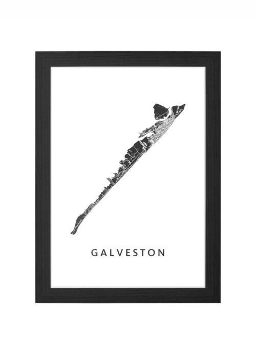 Galveston Ingelijst in Zwart lijst Kopen | Kunst in Kaart