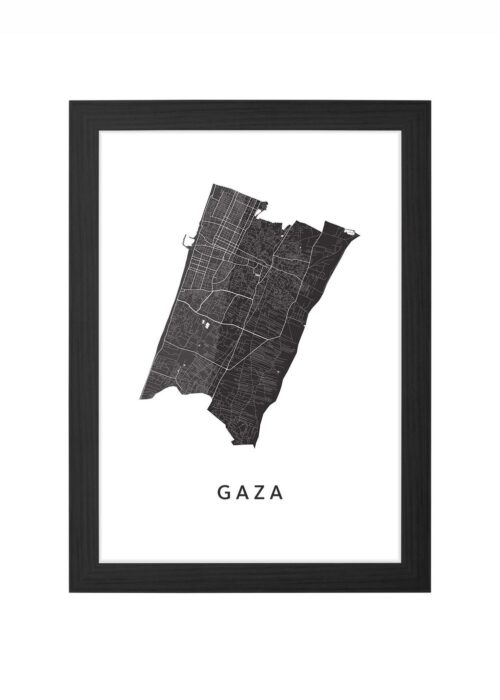 Gaza Ingelijst in Zwart lijst Kopen | Kunst in Kaart
