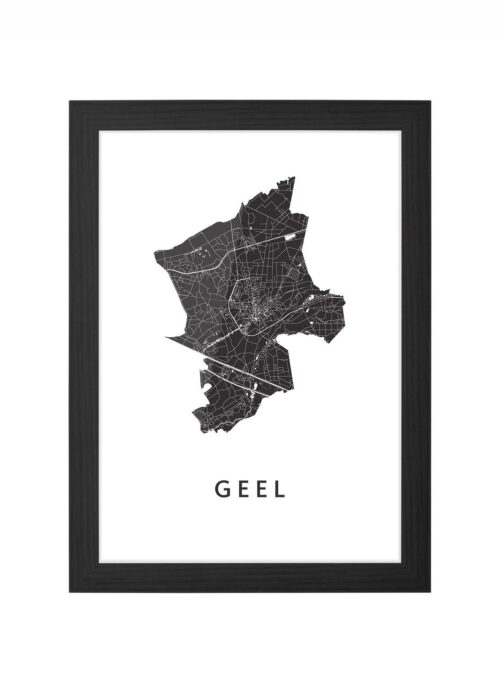 Geel White Ingelijst in Zwart lijst Kopen | Kunst in Kaart