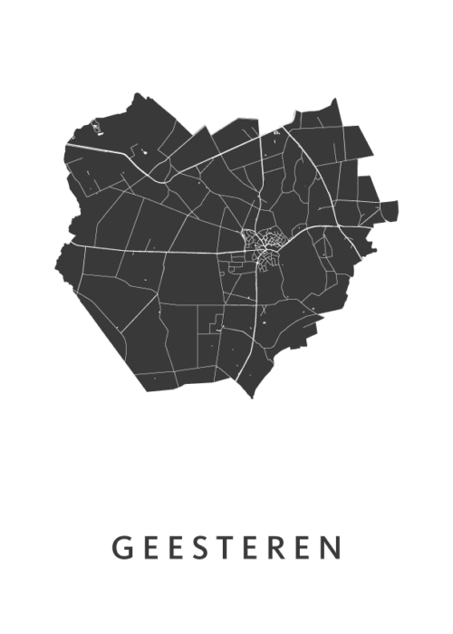 Geesteren Stadskaart Poster Kopen
