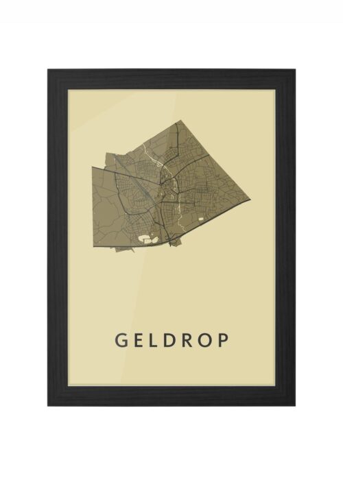 Geldrop GoldenRod Ingelijst in Zwart lijst Kopen | Kunst in Kaart