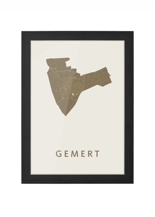 Gemert Gold Ingelijst in Zwart lijst Kopen | Kunst in Kaart