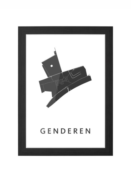Genderen Ingelijst in Zwart lijst Kopen | Kunst in Kaart