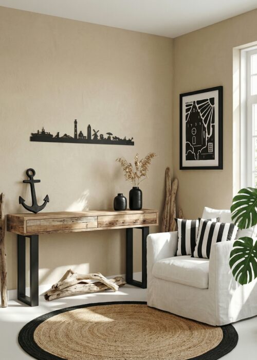 Duurzame Houten Skyline van Ameland