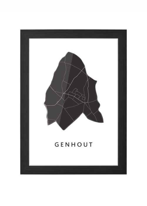 Genhout Ingelijst in Zwart lijst Kopen | Kunst in Kaart