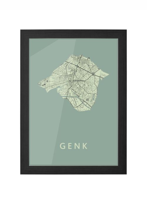 Genk Olive Ingelijst in Zwart lijst Kopen | Kunst in Kaart