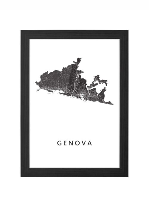 Genova Ingelijst in Zwart lijst Kopen | Kunst in Kaart