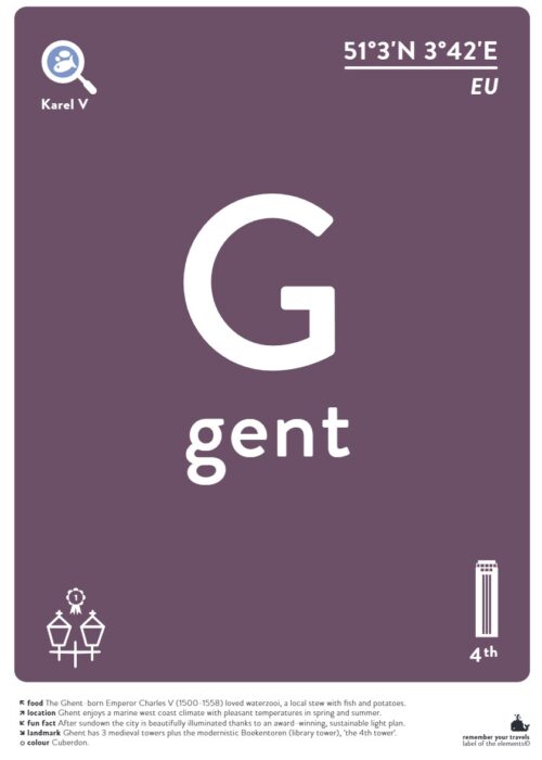 Gent — Typografie Poster