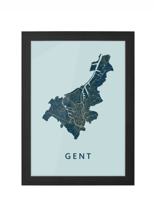 Gent Prussian Ingelijst in Zwart lijst Kopen | Kunst in Kaart