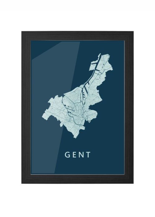 Gent Feldgrau Ingelijst in Zwart lijst Kopen | Kunst in Kaart
