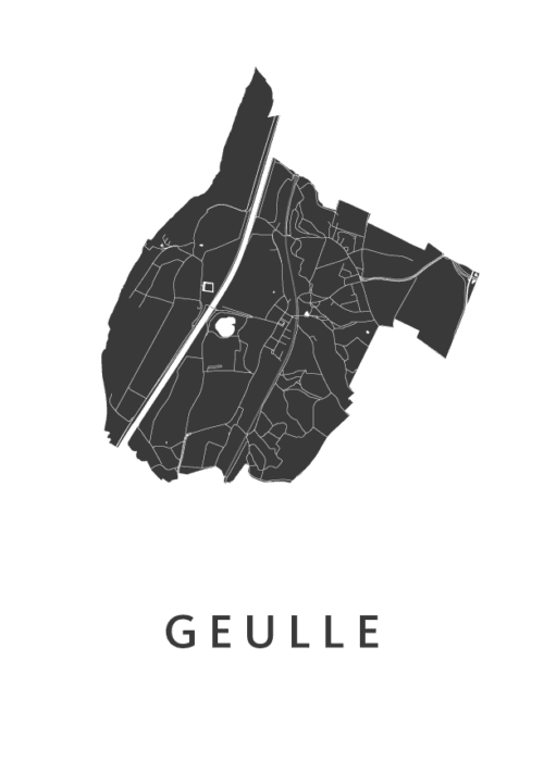 Geulle Stadskaart Poster Kopen