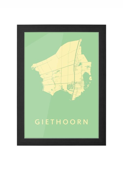 Giethoorn Spring Ingelijst in Zwart lijst Kopen | Kunst in Kaart