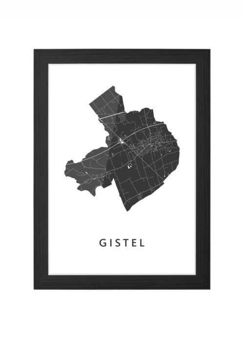 Gistel Ingelijst in Zwart lijst Kopen | Kunst in Kaart