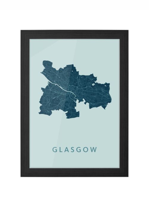 Glasgow Mint Ingelijst in Zwart lijst Kopen | Kunst in Kaart