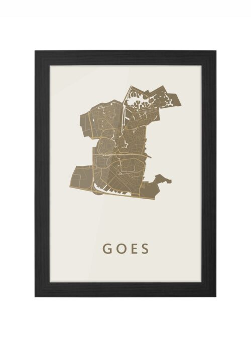 Goes Gold Ingelijst in Zwart lijst Kopen | Kunst in Kaart