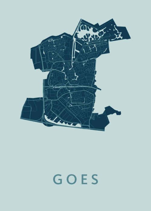 Goes Mint Stadskaart Poster Kopen