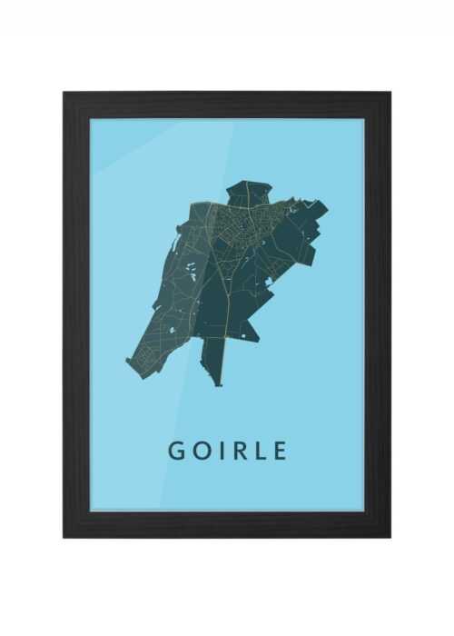 Goirle Azure Ingelijst in Zwart lijst Kopen | Kunst in Kaart