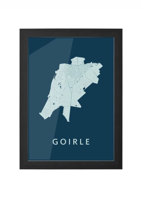 Goirle Feldgrau Ingelijst in Zwart lijst Kopen | Kunst in Kaart