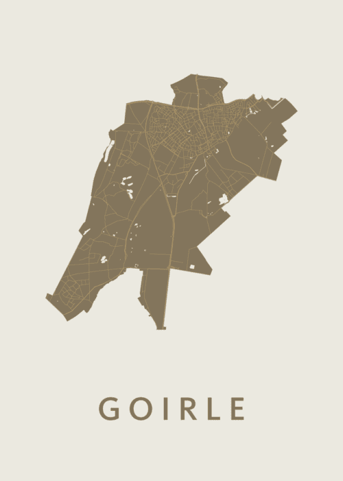 Goirle Gold Stadskaart Poster Kopen