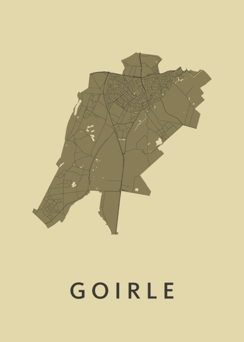 Goirle GoldenRod Stadskaart Poster Kopen