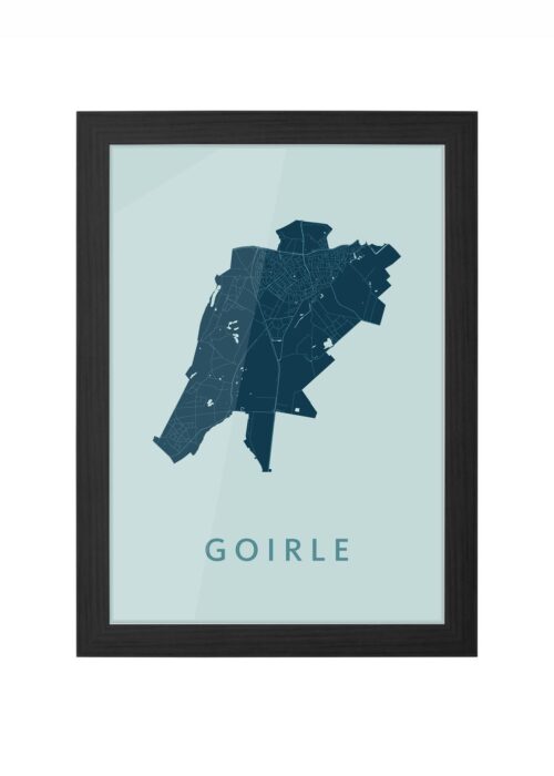 Goirle Mint Ingelijst in Zwart lijst Kopen | Kunst in Kaart