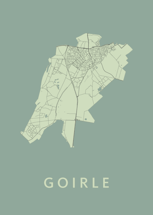 Goirle Olive Stadskaart Poster Kopen