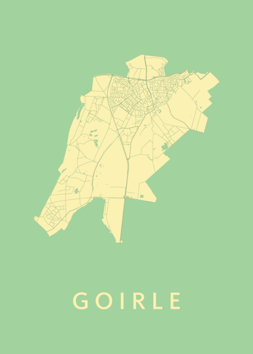 Goirle Spring Stadskaart Poster Kopen