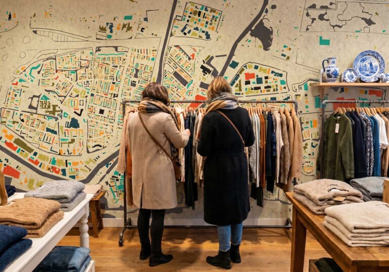 Geprint PET Vilt voor Kledingwinkel in Gorinchem