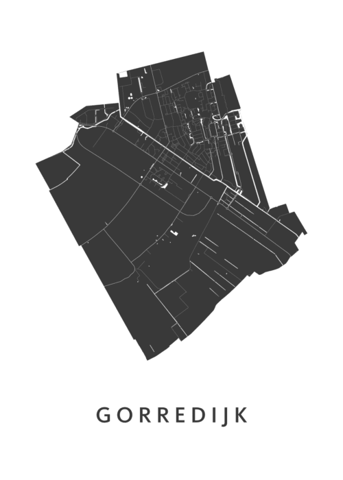 Gorredijk Stadskaart Poster Kopen