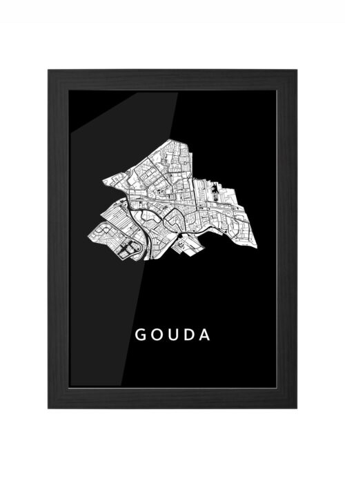 Gouda Black Ingelijst in Zwart lijst Kopen | Kunst in Kaart