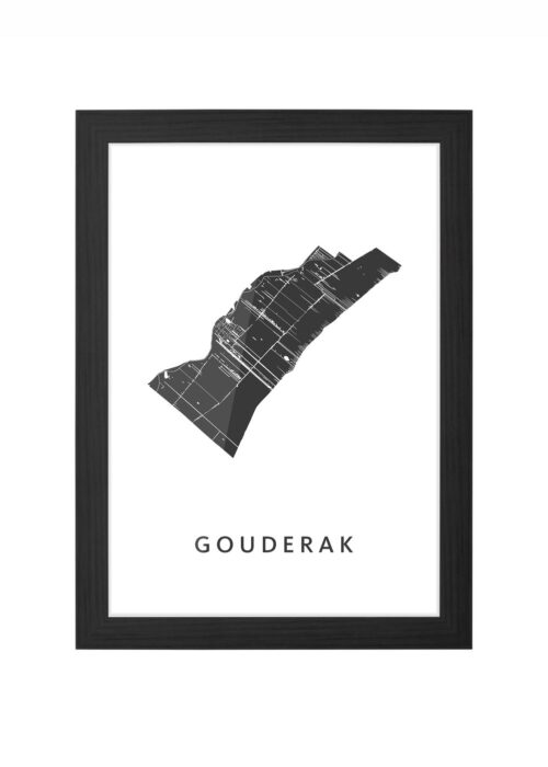 Gouderak Ingelijst in Zwart lijst Kopen | Kunst in Kaart