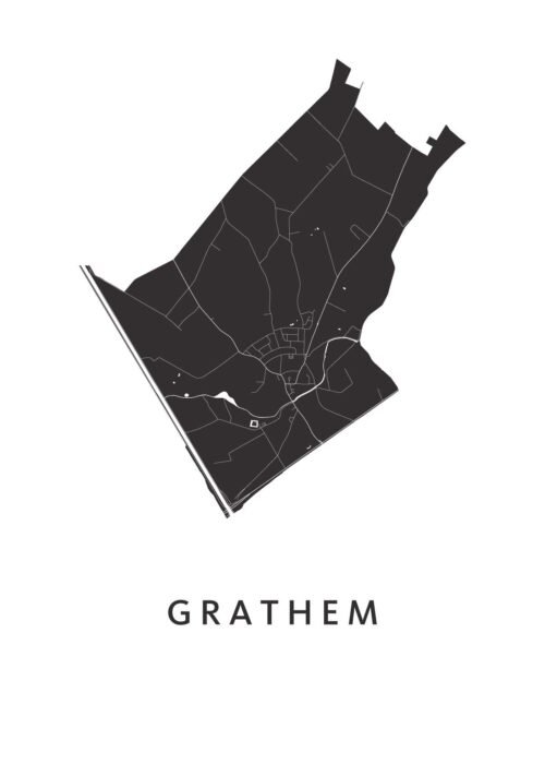 Grathem Stadskaart Poster Kopen