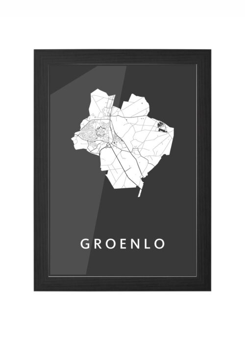 Groenlo Gold Ingelijst in Zwart lijst Kopen | Kunst in Kaart