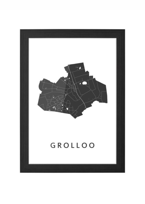 Grolloo Ingelijst in Zwart lijst Kopen | Kunst in Kaart
