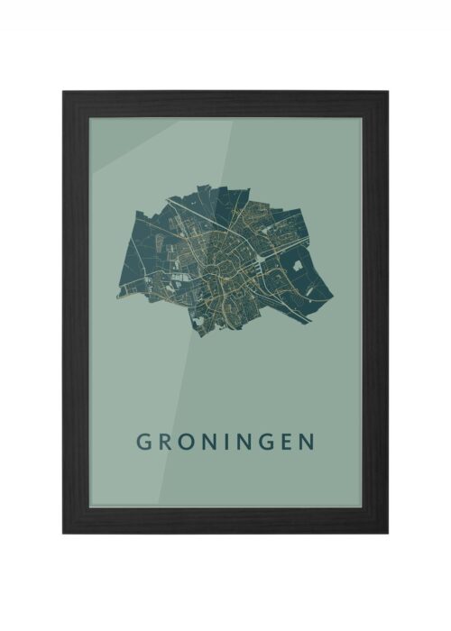 Groningen Amazon Ingelijst in Zwart lijst Kopen | Kunst in Kaart