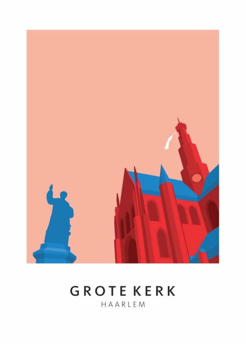 Grote Kerk — Stadsgezicht Print