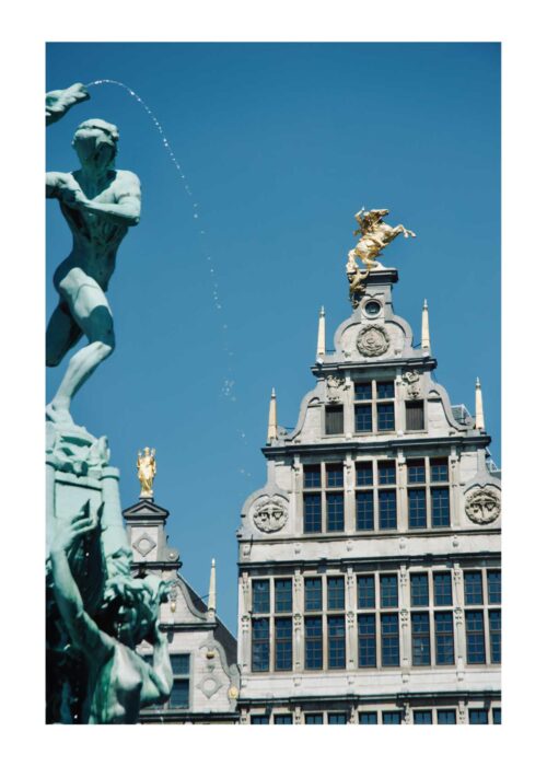 Grote Markt - Antwerpen Poster