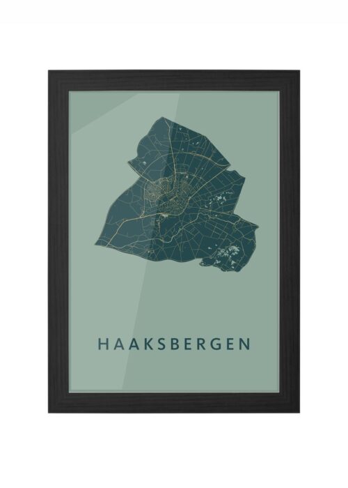 Haaksbergen Amazon Ingelijst in Zwart lijst Kopen | Kunst in Kaart
