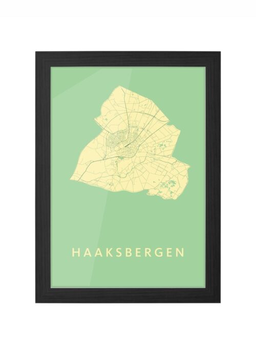 Haaksbergen Spring Ingelijst in Zwart lijst Kopen | Kunst in Kaart