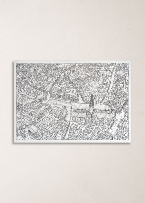 Zeefdruk Haarlem — Zeefdruk Poster