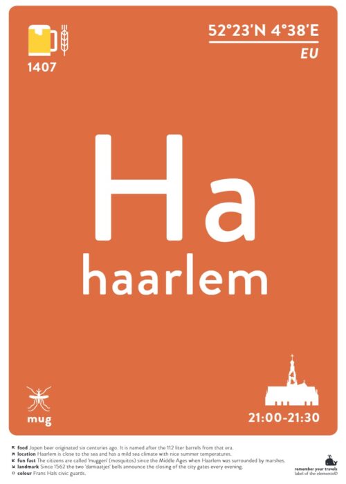 Haarlem — Typografie Poster