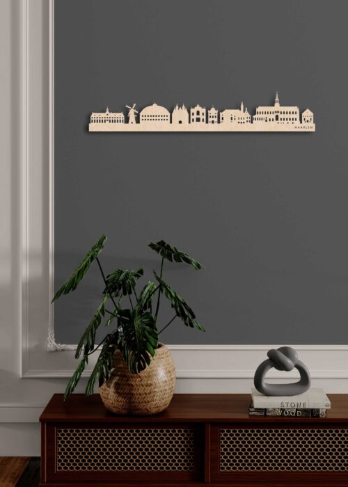 Houten Skyline van Haarlem