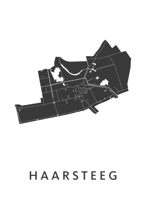 Haarsteeg Stadskaart Poster Kopen