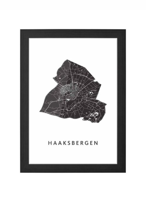 Haaksbergen White Ingelijst in Zwart lijst Kopen | Kunst in Kaart