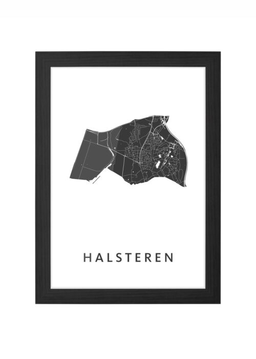 Halsteren Ingelijst in Zwart lijst Kopen | Kunst in Kaart
