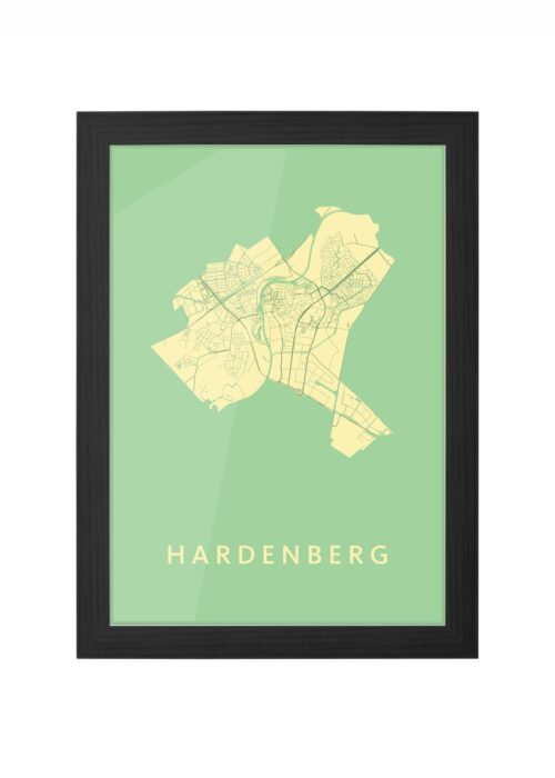 Hardenberg Spring Ingelijst in Zwart lijst Kopen | Kunst in Kaart