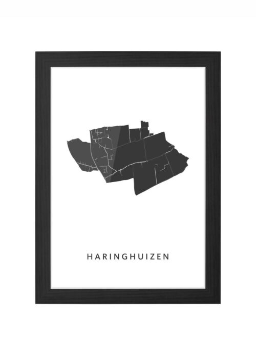 Haringhuizen Ingelijst in Zwart lijst Kopen | Kunst in Kaart