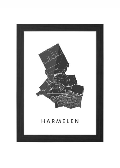 Harmelen Ingelijst in Zwart lijst Kopen | Kunst in Kaart