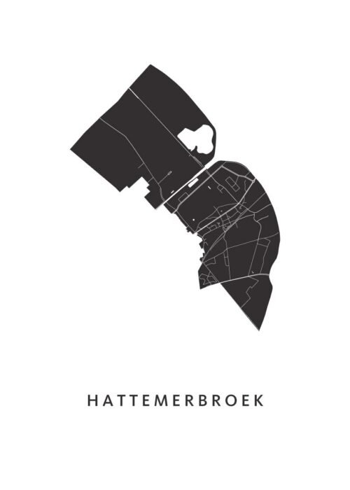 Hattemerbroek Stadskaart Poster Kopen