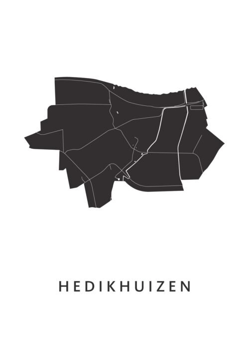 Hedikhuizen Stadskaart Poster Kopen